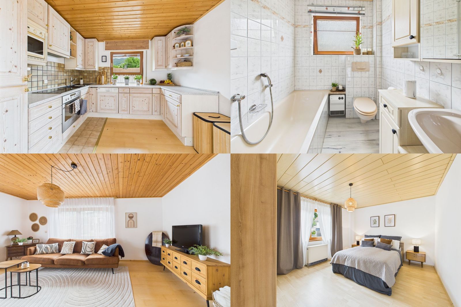 Forbach: Küche, Bad, Wohnzimmer, Schlafzimmer