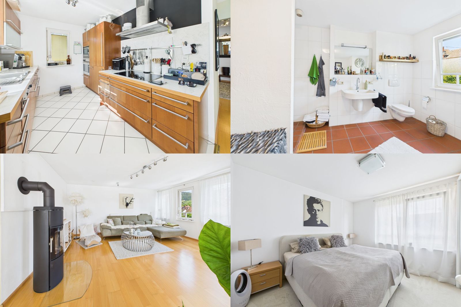 Offenburg: Küche, Bad, Wohnzimmer, Schlafzimmer
